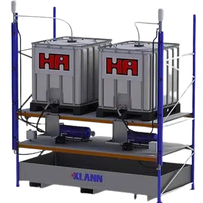 Bindemittel Containerlager
